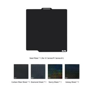 Piastra PEI Bambu Lab + kit adesivi effetto 3D 256 mm – FAP013