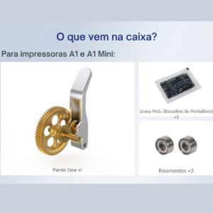 Kit Engrenagem Dourada Revestida